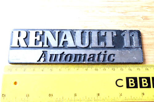 Renault automatic car badge - renault, 11