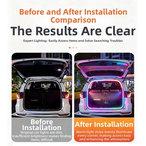 Automatic car trunk led strip - led,