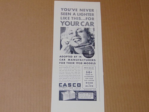 1937 casco automatic car - car, cigar