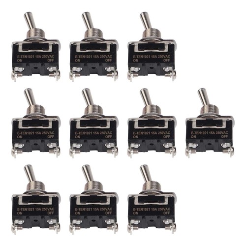 Toggle switch 10a 12v - 24v, 220v