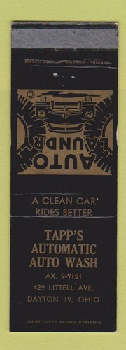 Matchbook cover tapp s - cover,